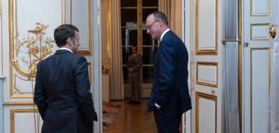 „Zusammen können unsere Länder Großes für Europa erreichen“ – Macron empfängt Merz