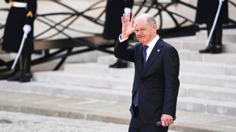 Scholz wünscht sich "Respect" zum Abschied