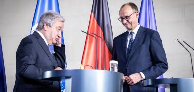 Guterres wirbt in Deutschland für UN-Unterstützung – Merz mahnt Reformen an