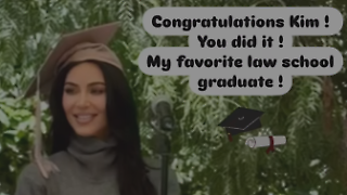 Kim Kardashian schließt ihr Jurastudium ab