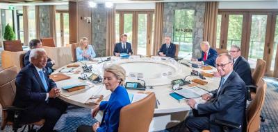 Merz führt bilaterales Gespräch mit Trump – Kanadas Premier ruft zu Zusammenarbeit auf