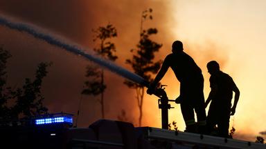 1.000 Einsatzkräfte kämpfen gegen Feuer in Sachsen und Thüringen