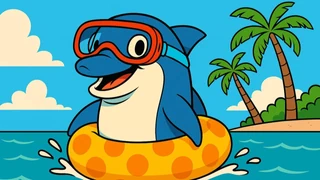 Strahlen wie ein Delfin!
