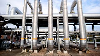 Gasspeicher sind erst halb voll