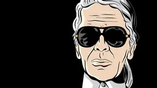 Modezar Karl Lagerfeld wird Comic-Held