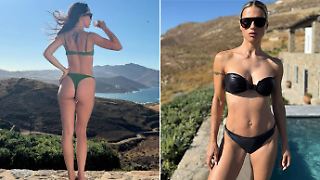 Michelle Hunziker und Tochter Aurora im Bikini-Battle