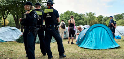 Gaza-Protestcamp darf zurück zum Kanzleramt – unter Lärmauflagen