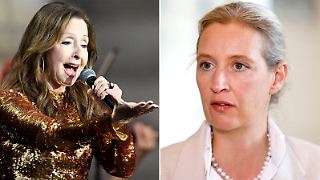 Alice Weidel trank nebenan Sekt