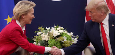 Zollstreit zwischen USA und EU – Von der Leyen trifft Trump in Schottland
