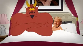 Trump im Bett mit Satan – das Weisse Haus sieht rot