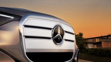 Mercedes zeigt neues Frontdesign: Wenn der Kühlergrill zum Display wird