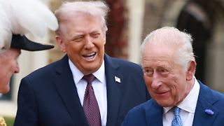König Charles empfängt Donald Trump