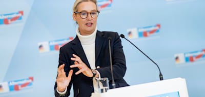 AfD setzt sich in Umfrage von Union ab – Weidel steigt Politikerranking, Merz rutscht ab