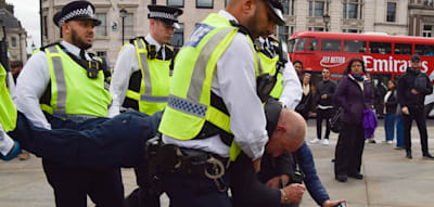 Polizei nimmt Hunderte Menschen bei propalästinensischer Demonstration fest