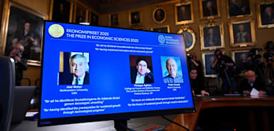 Wirtschaftsnobelpreis geht an drei Wachstumsforscher