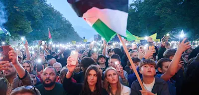 Umfrage auf größter Pro-Palästina-Demo in Berlin – Fast zwei Drittel würden Linke wählen