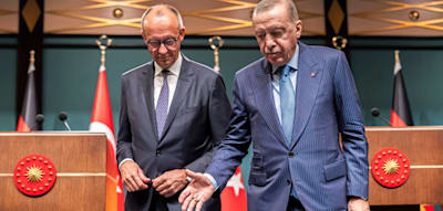 Als es um Gaza geht, geraten Merz und Erdogan aneinander