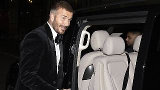 David Beckham feiert bis tief in die Nacht