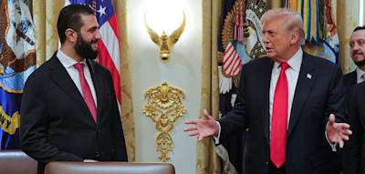 Das Weiße Haus durfte Syriens Präsident nur durch die Hintertür betreten