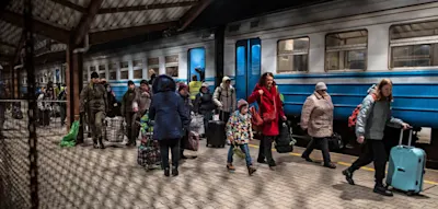 Aber in der Ukraine fahren die Züge viel pünktlicher als in Deutschland