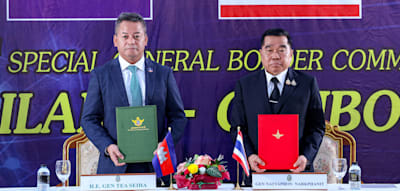 Thailand und Kambodscha einigen sich auf Waffenruhe