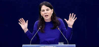 &bdquo;Die internationale Ordnung steht nicht nur unter Druck, sie wird angegriffen&ldquo;, ruft Baerbock