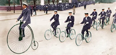 Als Mark Twain vom Hochrad fiel