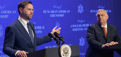 Vance gr&uuml;&szlig;t &bdquo;die B&uuml;rokraten in Br&uuml;ssel, die versucht haben, Ungarns Wirtschaft zu zerst&ouml;ren&ldquo;