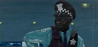 Gute Mienen hinter schwarzen Masken