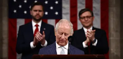 K&ouml;nig Charles III. appelliert im Ukraine-Krieg an &bdquo;unbeugsame Entschlossenheit&ldquo; der USA