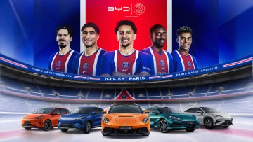 Neue Partnerschaft: BYD f&auml;hrt mit PSG auf die gro&szlig;e B&uuml;hne