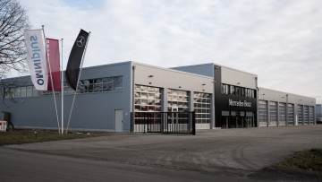 Nach Gro&szlig;brand 2022: Autohaus Herten weiht neues Nfz-Zentrum ein