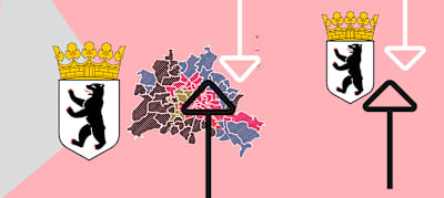 Linke dominiert Gr&uuml;nen-Hochburgen, AfD siegt im Osten Berlins &ndash; Alle Wahlkreise im &Uuml;berblick