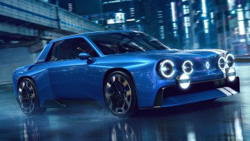 Renault 8 Gordini Concept: Blaue Legende unter Strom
