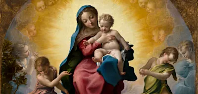 Strahlende Madonnen. Heilige in Verz&uuml;ckung. Selbst M&auml;rtyrer verlieren nie die gute Laune
