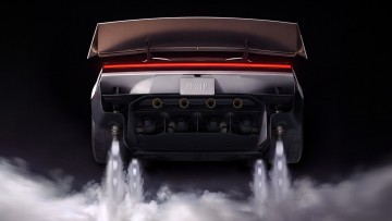 Fliegendes Auto: Tesla zeigt Sportwagen mit Raketend&uuml;sen