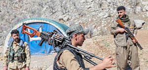 Iranische Revolutionsgarden greifen Stellung im Irak an